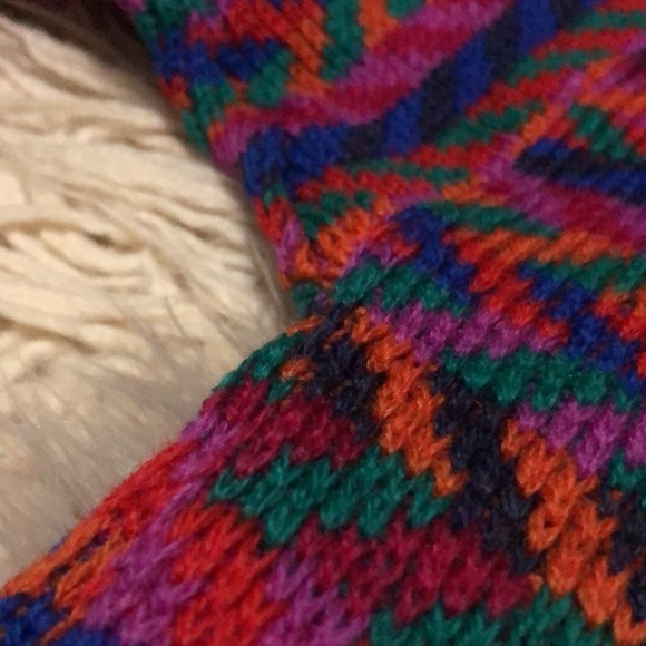 Vintage Wendy Lawrence Wool Sweater-Vibrant Pattern-Like New Condition - Picture 16 of 17
